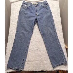 Perry Ellis Jeans America Mens 38x32 Denim Straight Wide Leg 90s Street Wear Y2K